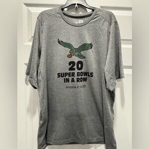 Eagles 2023 Tshirt Size XL New Era Lightweight Running‎ Beach Sports